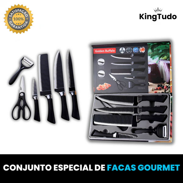 Conjunto de Facas Gourmet - Kit Completo